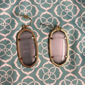 Kendra Scott Gold + Slate Elle earrings